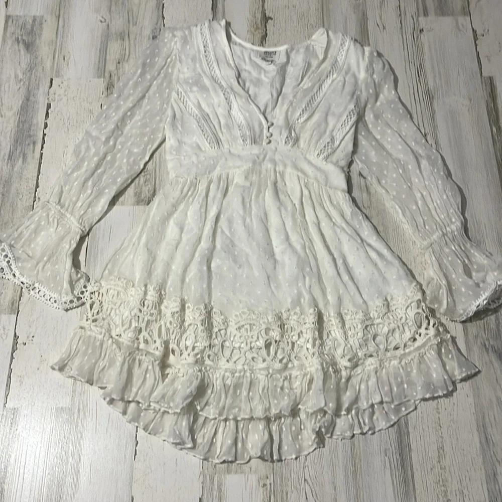 Hemant & Nandita Cleo Mini Dress Size Medium - Picture 4 of 13